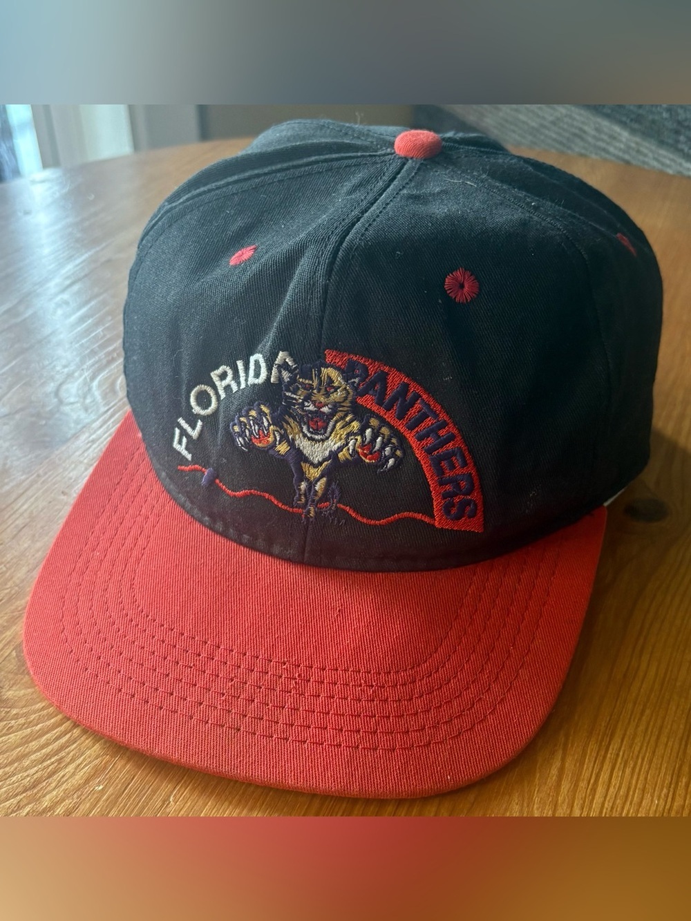 Vintage 1992 #1 Apparel Florida Panthers Drawstring NHL Hockey Hat OSFA